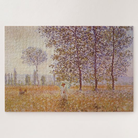 Puzzle Les Peupliers au Soleil de Claude Monet (1887) (Horizontal)