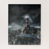 Puzzle Les phares | Phare dans la tempête (Vertical)