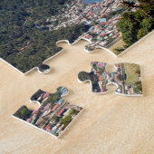 Puzzle Les pitons et le Soufriere (Côté)