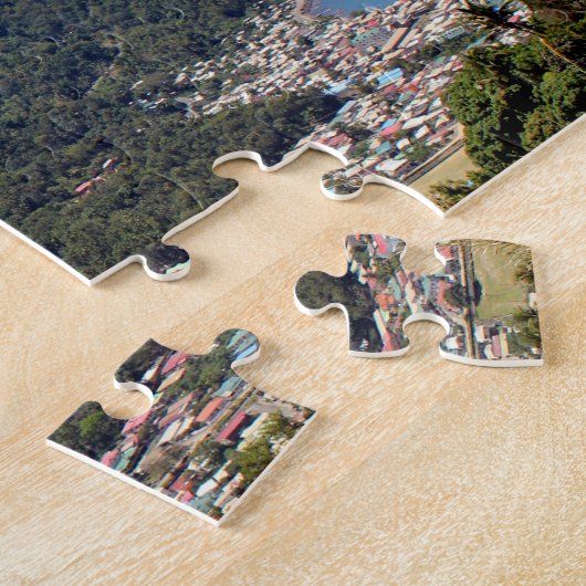 Puzzle Les pitons et le Soufriere (Côté)