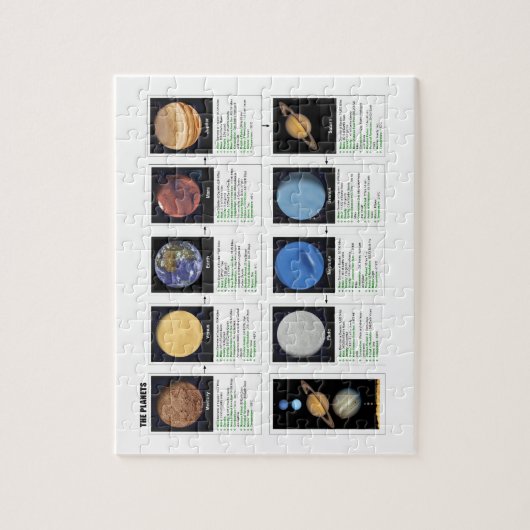 Puzzle Les planètes (Vertical)