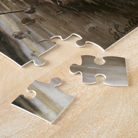 Puzzle Les planeuses de parquet, 1875 (Côté)