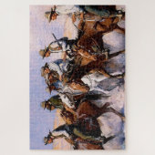 Puzzle "Les Posse" Art occidental par WHD Koerner (Vertical)