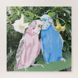 Puzzle Les potes roses et bleues contre les trompettes an