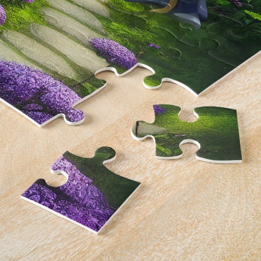 Puzzle Les princes se baladent dans la forêt enchantée (Côté)