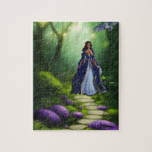 Puzzle Les princes se baladent dans la forêt enchantée