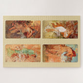 Puzzle Les Quatre Saisons 1896 : Un Art Nouveau de Mucha (Horizontal)