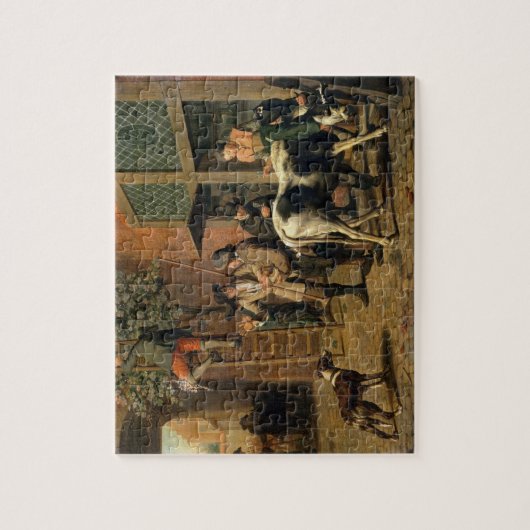 Puzzle Les quatre saisons, automne (huile sur la toile) (Vertical)