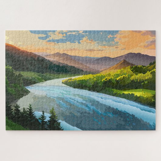 Puzzle Les rapides (Horizontal)