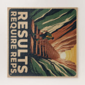 Puzzle Les résultats nécessitent des répétitions (Horizontal)
