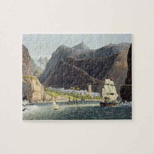 Puzzle Les routes, Ste.Hélène, gravée par Robert Havell ( (Horizontal)