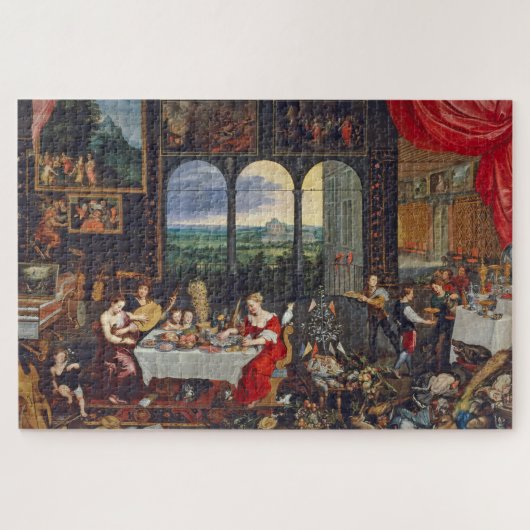 Puzzle Les sens de l'ouïe, du toucher et du goût (Horizontal)