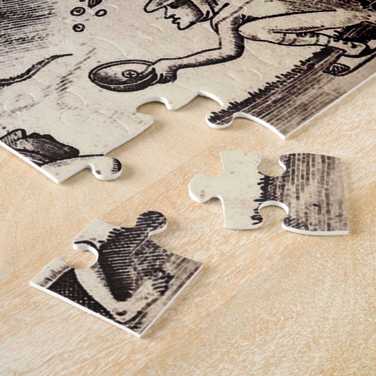 Puzzle Les sept péchés mortels - avidité (Côté)