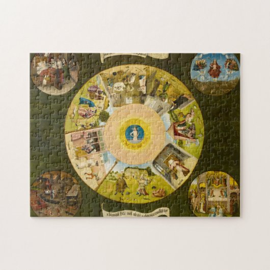 Puzzle Les sept péchés mortels et les quatre Dernières ch (Horizontal)