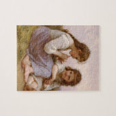 Puzzle Les soeurs et la musique à la flute de Bouguereau (Horizontal)