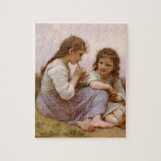 Puzzle Les soeurs et la musique à la flute de Bouguereau