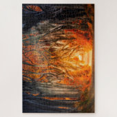 Puzzle Les Sombres Haies Antrim Irlande. (Vertical)