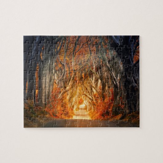 Puzzle Les Sombres Haies Antrim Irlande. (Horizontal)