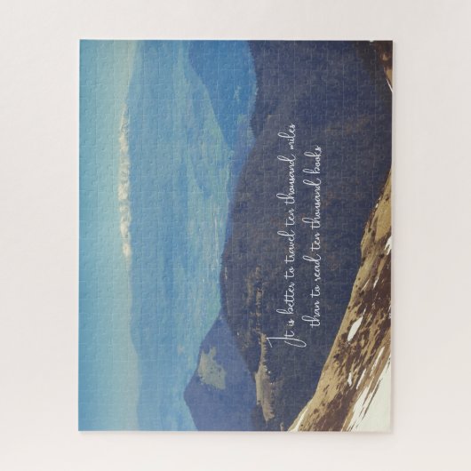 Puzzle Les sommets enneigés (Vertical)