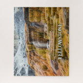 Puzzle Les sources thermales Mammoth de Yellowstone (Vertical)