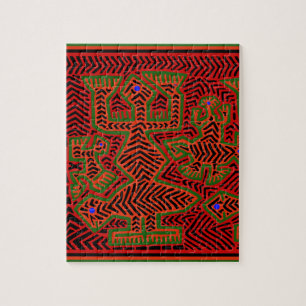 Puzzle Les spiritueux de Kuna Indian Mola