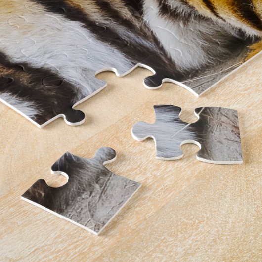 Puzzle Les Tigres Gros Chats. (Côté)