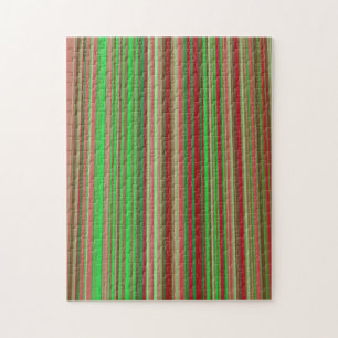 Puzzle Les tons rouge et vert