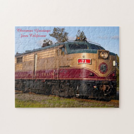 Puzzle Les trains de Californie. (Horizontal)