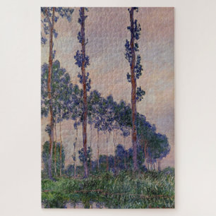 Puzzle Les Trois Arbres de Claude Monet par temps gris (1