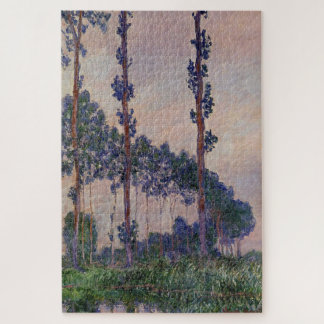 Puzzle Les Trois Arbres de Claude Monet par temps gris (1