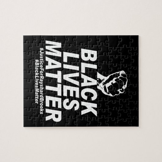 Puzzle Les vies noires comptent #JusticeForGeorgeFloyd #B (Horizontal)
