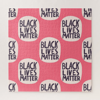 Puzzle Les vies noires comptent, motif calligraphique