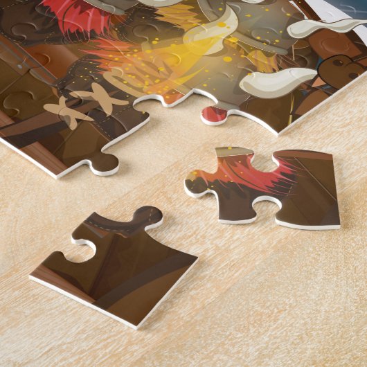 Puzzle Les Vikings (Côté)