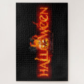 Puzzle Les yeux brillants du citrouille Halloween de Slip (Vertical)