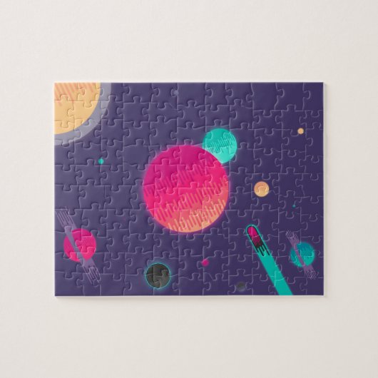 Puzzle L'espace de sucrerie (Horizontal)