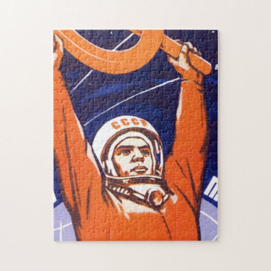 Puzzle L'Espace Sera À Nous. Vive Le Peuple Soviétique (Vertical)