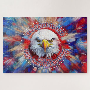 Puzzle L'Esprit de 1776, 2026 L'Aigle Rouge de Feu d'Amér