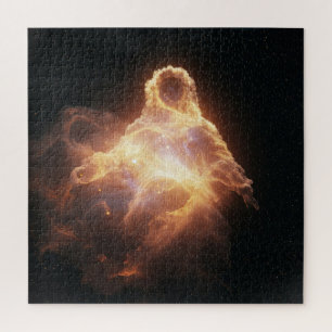Puzzle L'esprit de feu brillant dans l'obscurité mystique