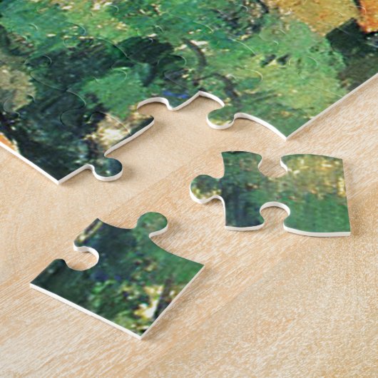 Puzzle L'Estaque aux toits rouges par Paul Cezanne (Côté)