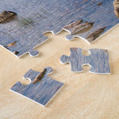 Puzzle L'étang Jordan dans le Maine. (Côté)