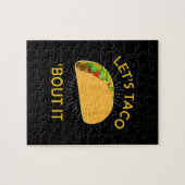Puzzle Lets Taco Bout It - Taco Cinco De Mayo Cadeau (Horizontal)