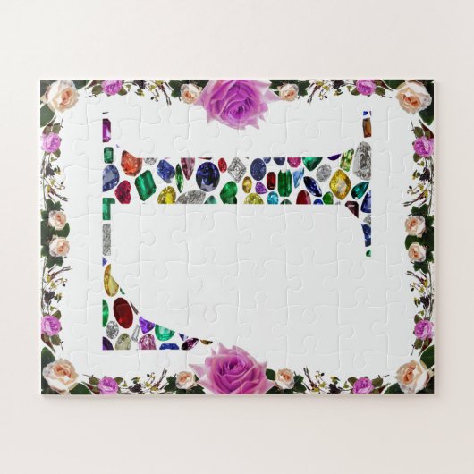 Puzzle Letter L monogram (Horizontal)