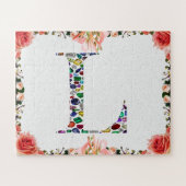 Puzzle Letter L monogram (Horizontal)