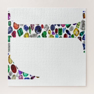 Puzzle Letter L monogram