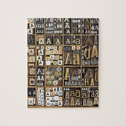 Puzzle Lettre A (Vertical)