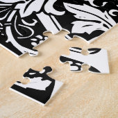 Puzzle Lettre A Monogramme Médiéval Art Nouveau (Côté)