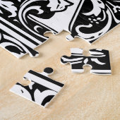 Puzzle Lettre A Monogramme Médiéval Art Nouveau (Côté)