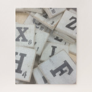 Puzzle LETTRE AlphabET CARRELATS Carré