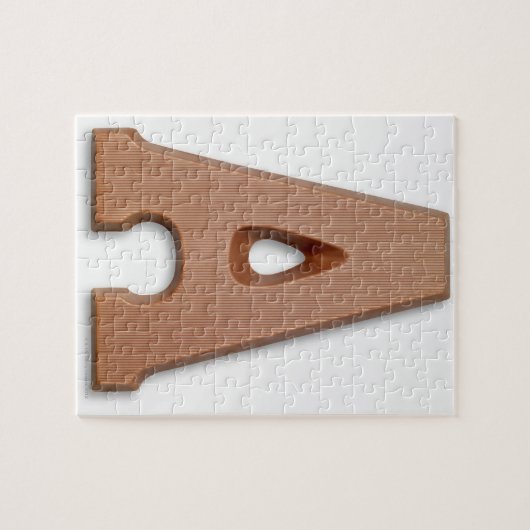 Puzzle Lettre chocolat a (Horizontal)