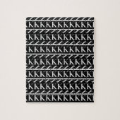 Puzzle Lettre initiale monogramme K (Vertical)